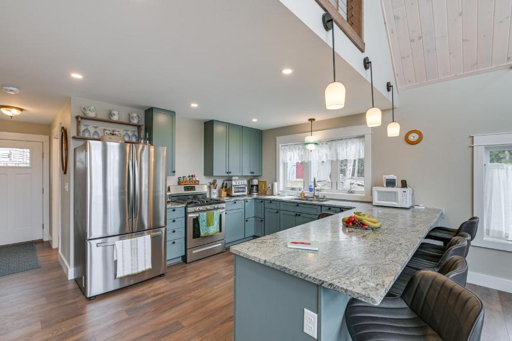 Lakefront Bucksport Home with Fire Pit and Gas Grill!